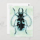 Stag Beetle Hoogste Briefkaart (Voorkant / Achterkant)
