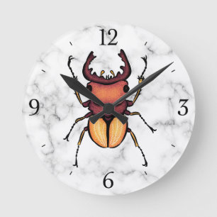 Stag Beetle Insect Art Entomology Ronde Klok