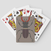 Stag Beetle Pokerkaarten (Achterkant)