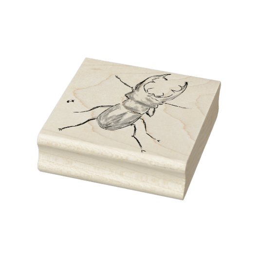 Stag Beetle Rubberstempel (Stempel)