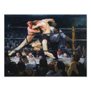 Stag bij Sharkey's George Bellows Foto Afdruk