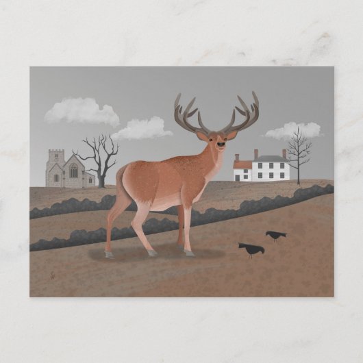 Stag Briefkaart (Voorkant)