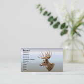 Stag Buck Deer Visitekaartje (Staand voorkant)