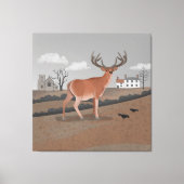 Stag Canvas Afdruk (Voorkant)