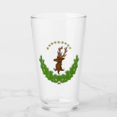 Stag en Bough Logo Glas (Voorkant)