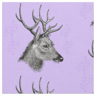 Stag Head Stof