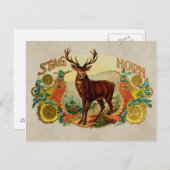  Stag Horn Briefkaart (Voorkant / Achterkant)