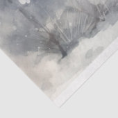 Stag in Sneeuw 1 Decoupage Papier (Detail)