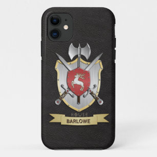 Stag Sigil Battle Crest Black iPhone 11 Hoesje
