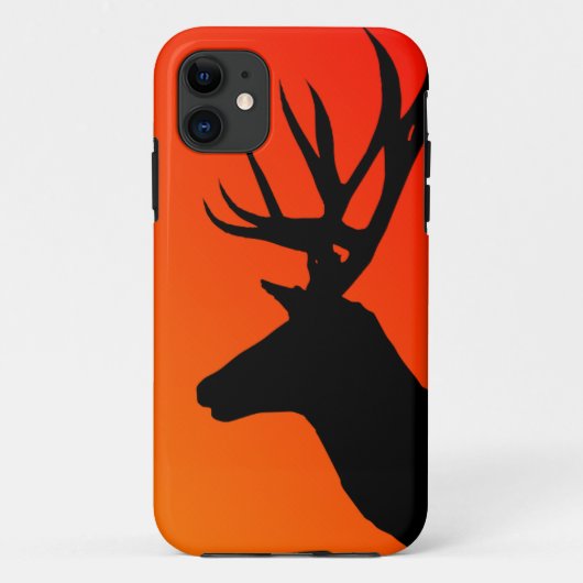 Stag Silhouette iPhone 5 Coque (Dos)
