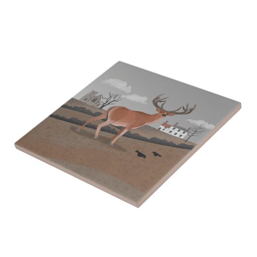 Stag Tegeltje (Zijkant)