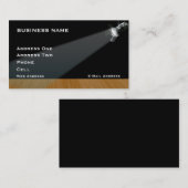 Stage-belichting - Muziek Visitekaartje (Voorkant / Achterkant)