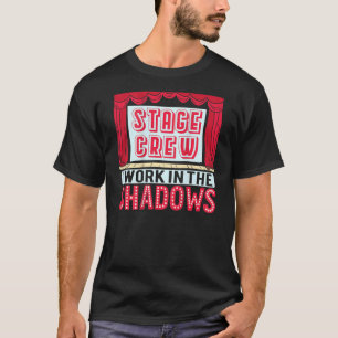 Stage Bemanner I werkt in de schaduwfoto T-shirt