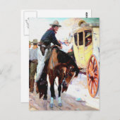 Stage Coach Briefkaart (Voorkant / Achterkant)