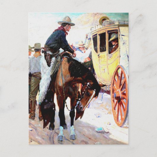 Stage Coach Briefkaart (Voorkant)