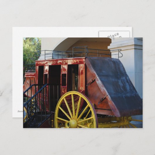 Stage Coach Briefkaart (Voorkant / Achterkant)