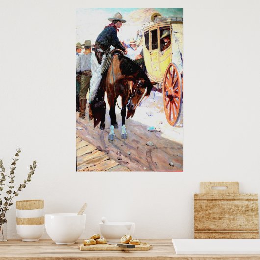 Stage Coach Poster (Keuken)