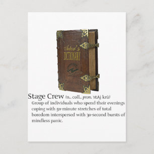 Stage Crew Briefkaart