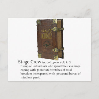 Stage Crew Briefkaart