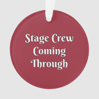 Stage Crew komt door Ornament
