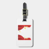 Stage-gordijn Bagagelabel (Voorkant verticaal)