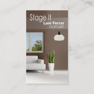 "Stage It" Home Stager, Interior Designer, Realtor Visitekaartje