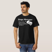 Stage Manager Definitie T-shirt (Voorkant volledig)