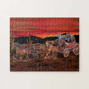 STAGECOACH COWBOYS LEGPUZZEL