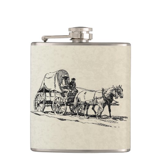 Stagecoach Flask Heupfles (Voorkant)