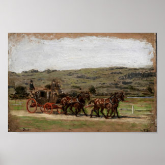 Stagecoach Old West  Poster