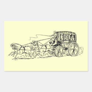 Stagecoach Rechthoekige Sticker