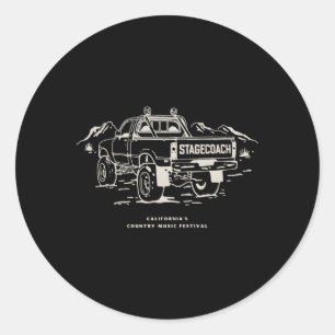 StageCoach Truck Line-up Ronde Sticker