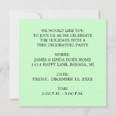 STAGECOACH WESTERN CHRISTMAS TREE INVITATION (Dos)