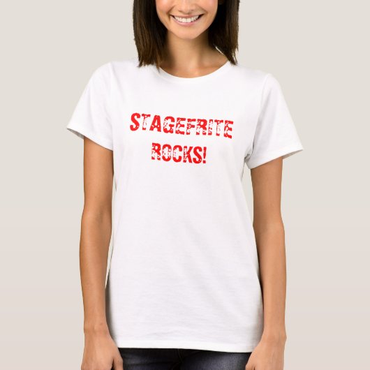 STAGEFRITE ROCKS! T-SHIRT (Voorkant)