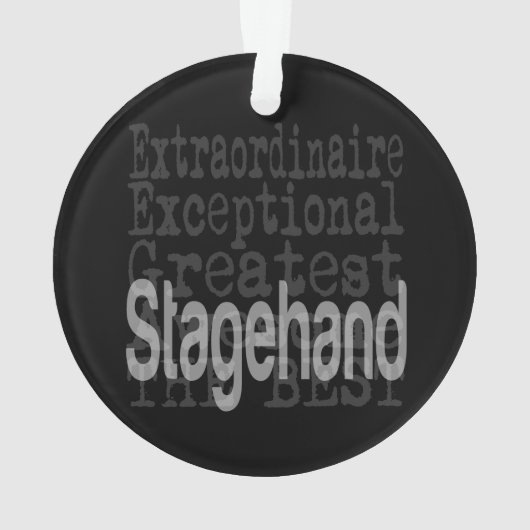 Stagehand Extraordinaire (dos)