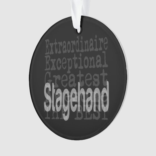 Stagehand Extraordinaire (devant)