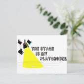 StageIsMyPlayground Briefkaart (Staand voorkant)