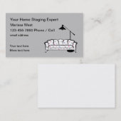 Staging en Accessoires thuis Visitekaartje (Voorkant / Achterkant)