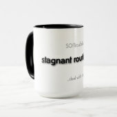 stagnerende routinekills mok (Voorkant links)