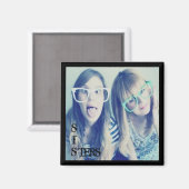 stagram soeurs aimant photo (Recto/Verso)