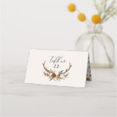 Stagrustige botanische bruiloft terracotta floral (Achterkant)