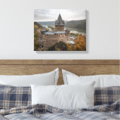 Stahleck Castle Bacharach Duitsland Canvas Afdruk (Insitu (Slaapkamer))