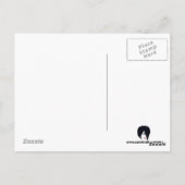 Stain Glass Daisy Post Kaart (Achterkant)