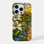 Stain Glass Lilies and Sunshine (Verso)