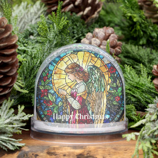 Stained Glass Christmas Angel