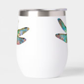 Stained Glass Colorful Dragonfly (Links)