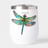 Stained Glass Colorful Dragonfly (Voorkant)
