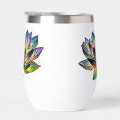 Stained Glass Colorful Lotus Flower (Rechts)