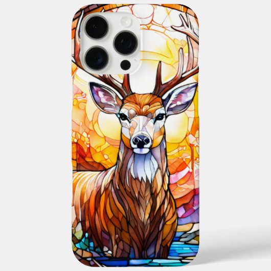 Stained Glass Deer Case-Mate iPhone Case (Achterkant)