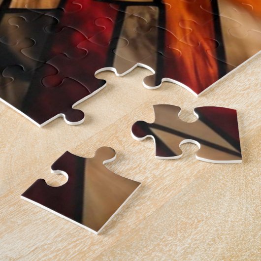 Stained Glass Eagle Jigsaw Puzzle (Côté)